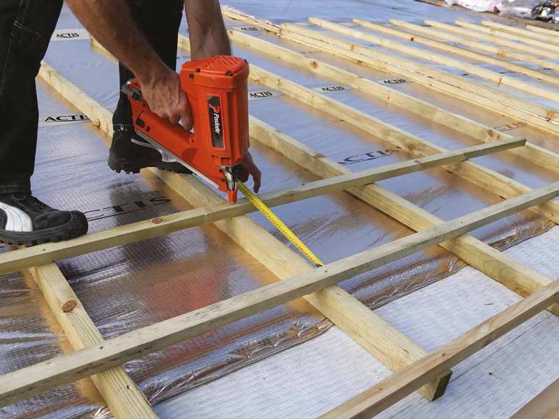 Isolant mince TRISO-SUPER 12+ ACTIS 10mx1m60 soit 16m²/R=4,40 NF EN ISO22097 - Zoom2